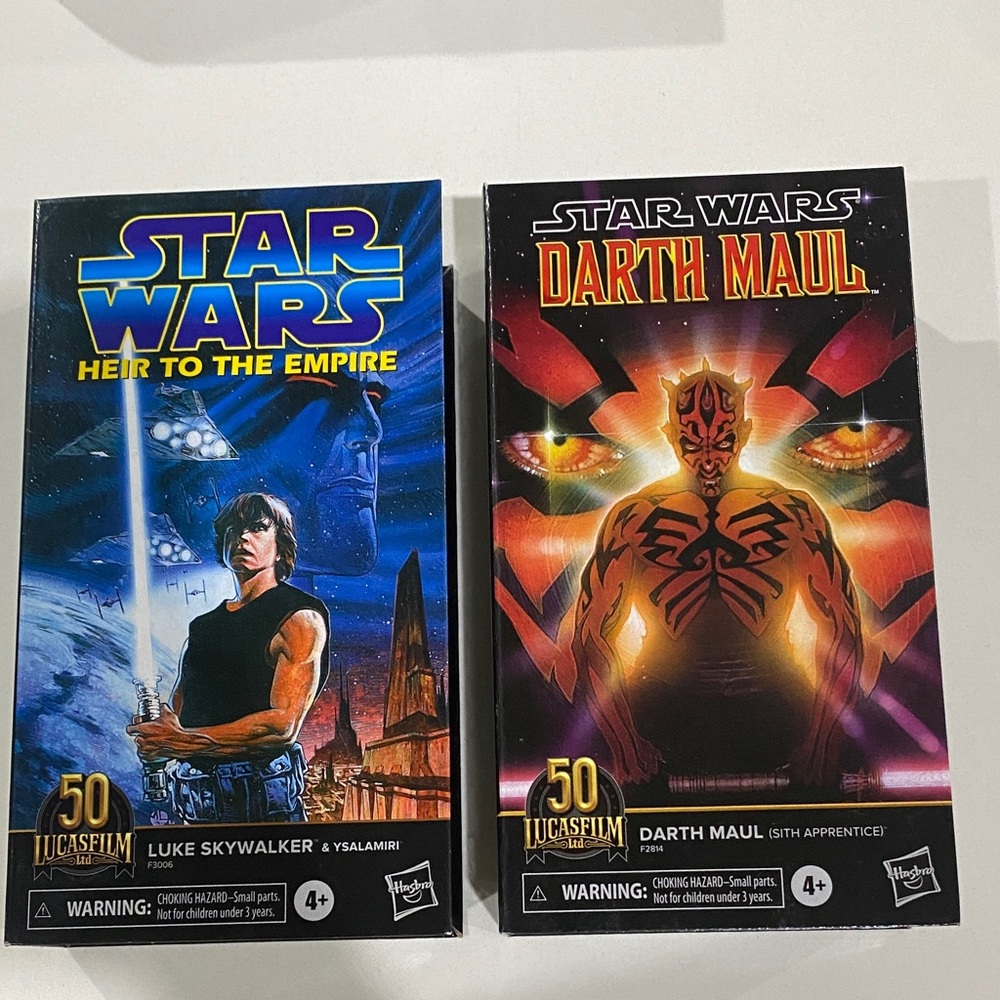 Hasbro Star Wars Action Figure Packs - Blue, Black, Red, Orange